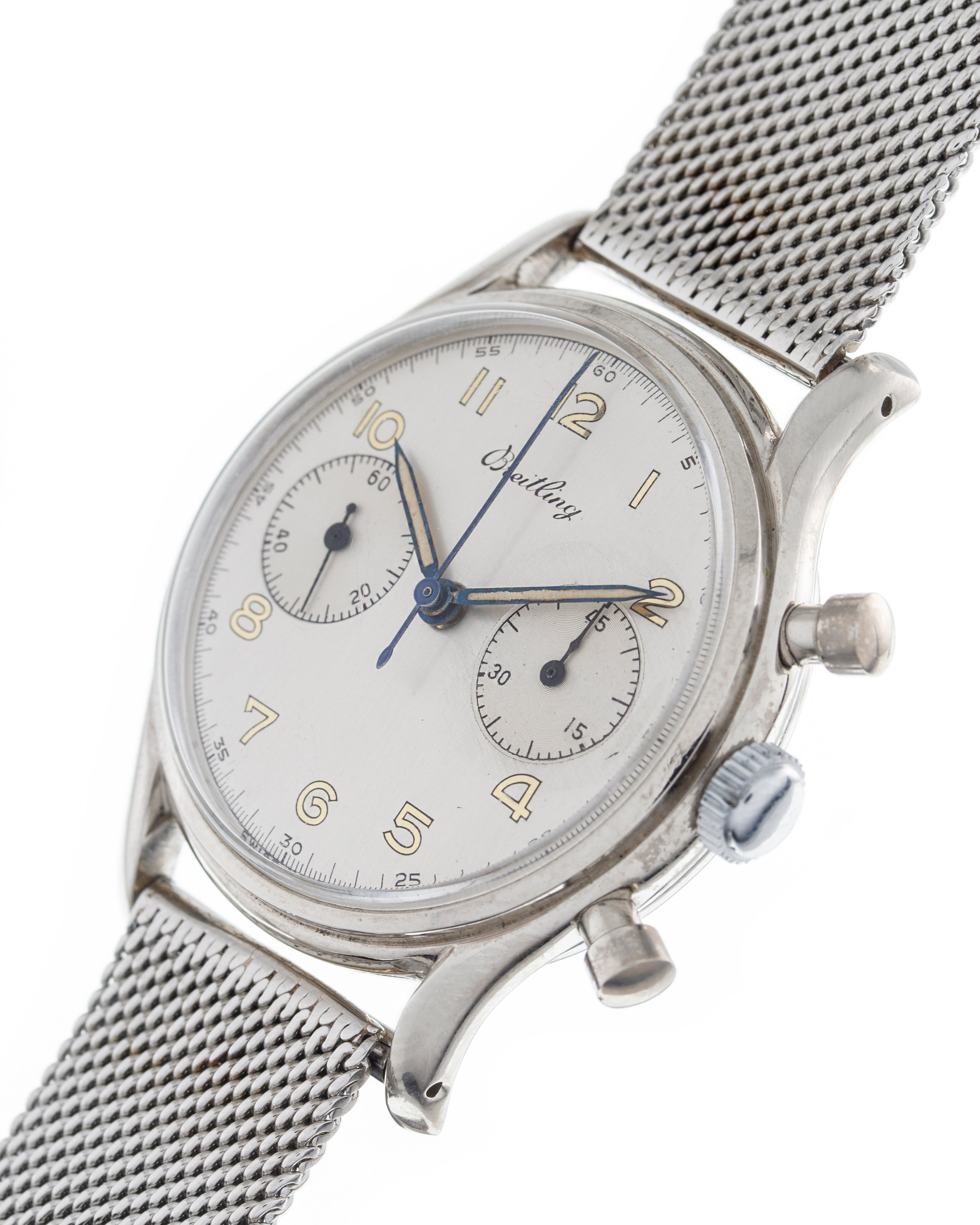 BREITLING Premier 777 chronograph first series rose gold 18KT 1946's – LWM  Italia