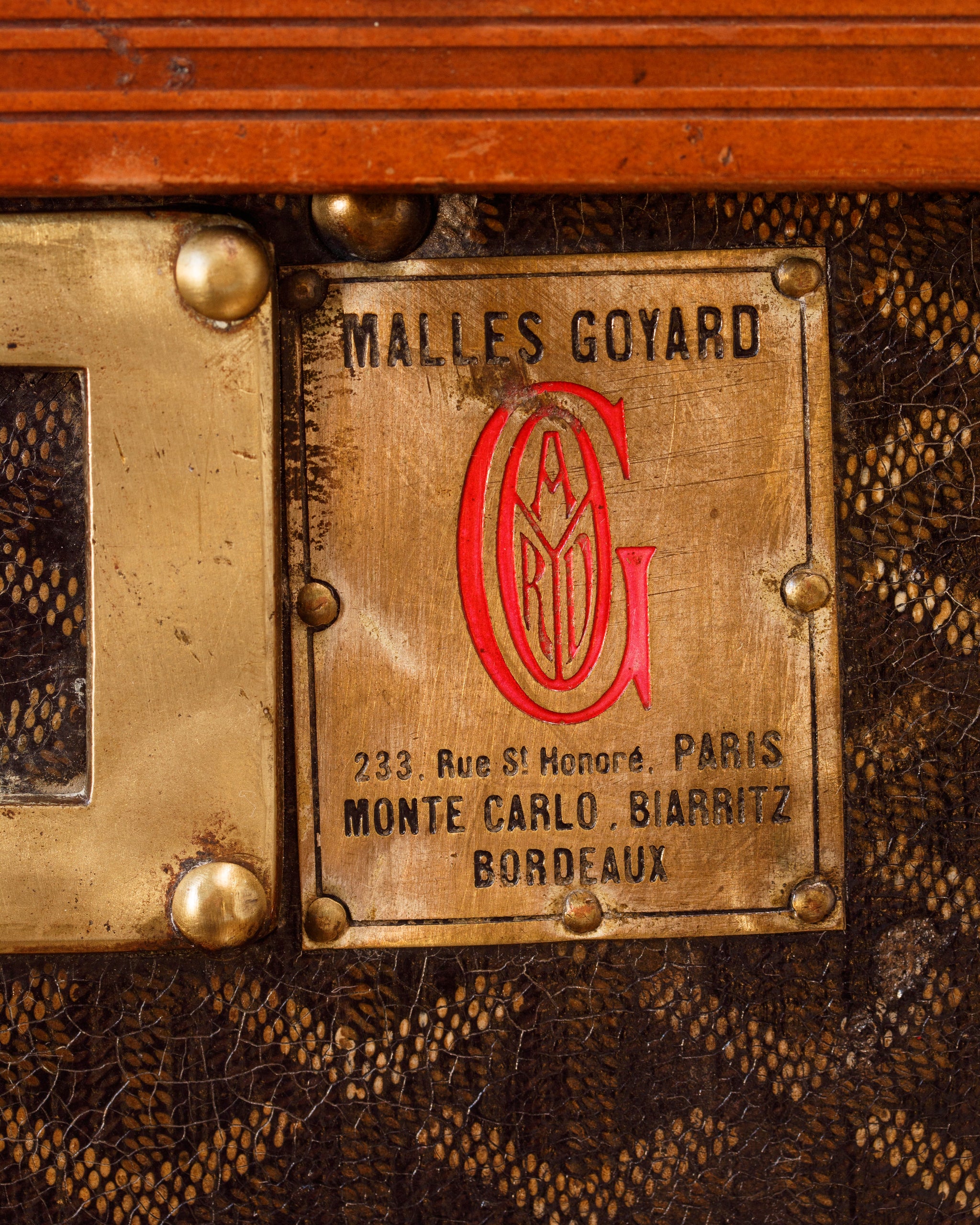 here is one for our watch collectors! a Goyard watch trunk with