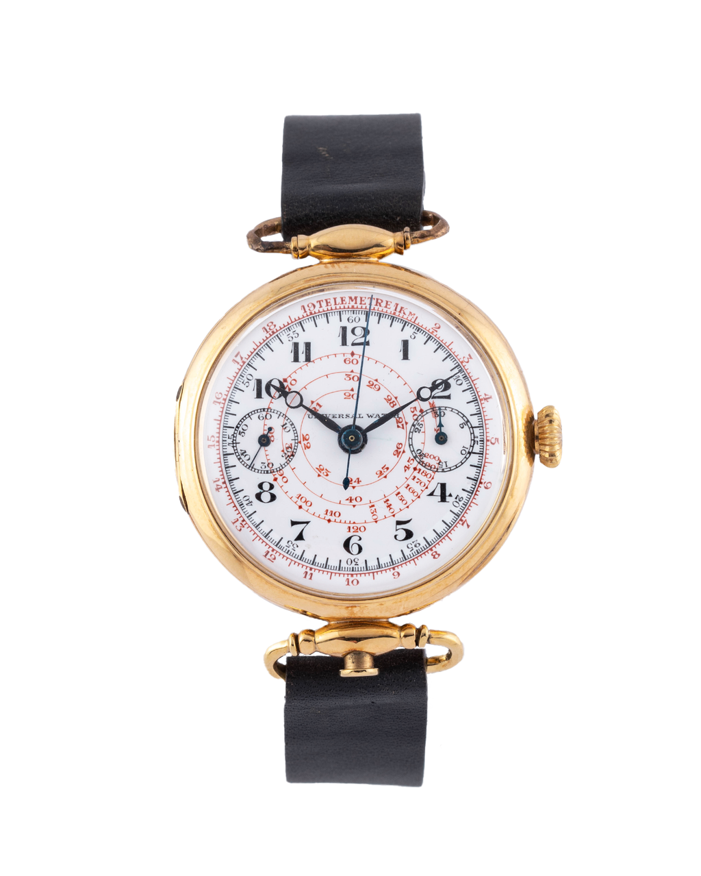 Universal Watch oversize enamel dial